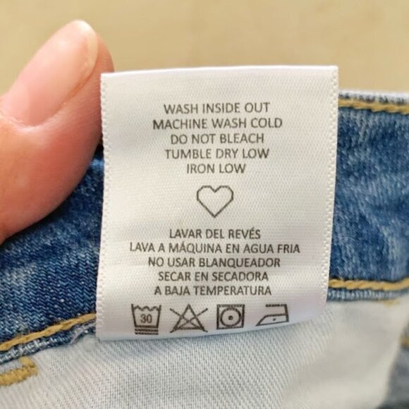 Cello Medium Wash Hi Rise Distressed  Raw Hem Stretch Skinny Cropped Jeans - Picture 12 of 13